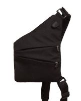 Тактическая нагрудная сумка мессенджер Cross Body однолямочная, Водонепроницаемая мужская барсетка через плечо, Сумка Кросс боди, Черная