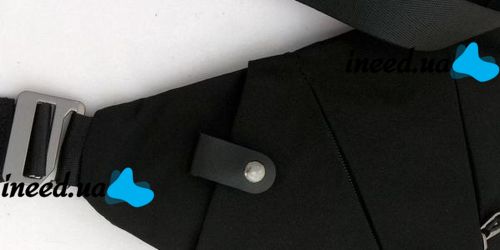 Тактическая нагрудная сумка мессенджер Cross Body однолямочная, Водонепроницаемая мужская барсетка через плечо, Сумка Кросс боди, Черная