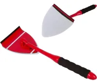 Universal Brush Pane DR by Fuller Brush for Washing windows and glasses with a telescopic handle, Brush scraper for cleaning mirrors with nozzles Red