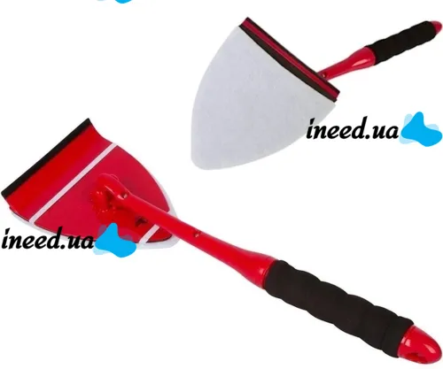 Universal Brush Pane DR by Fuller Brush for Washing windows and glasses with a telescopic handle, Brush scraper for cleaning mirrors with nozzles Red
