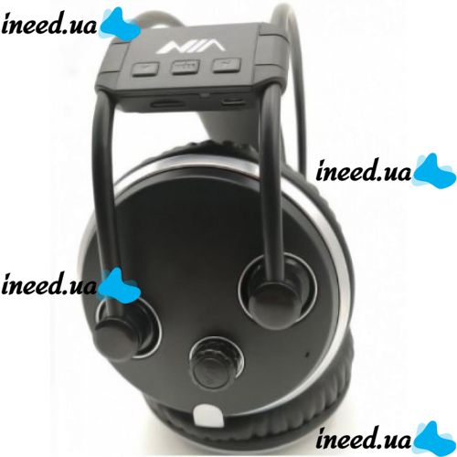 Wireless Bluetooth headphones NIA S1000, black