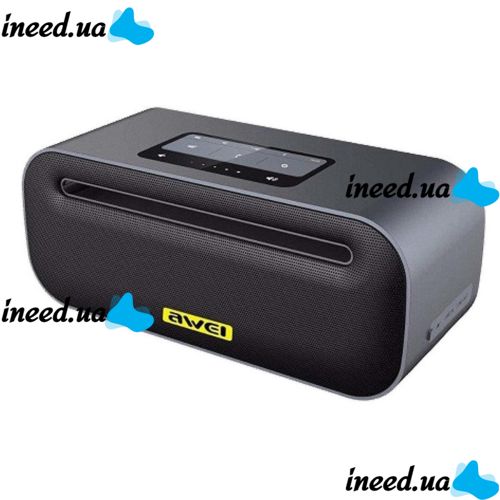 Portable Bluetooth Speaker Awei Y600 Black, Black