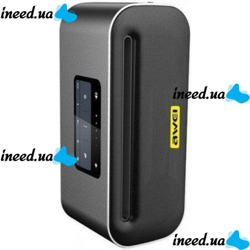 Portable Bluetooth Speaker Awei Y600 Black, Black