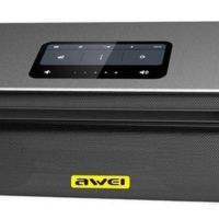Portable Bluetooth Speaker Awei Y600 Black, Black