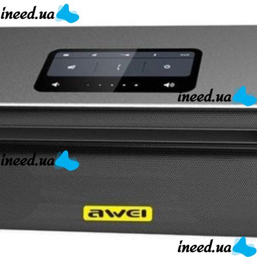 Portable Bluetooth Speaker Awei Y600 Black, Black
