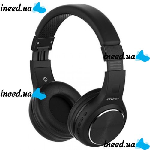 Awei A600BL Wireless Bluetooth Headphones Black, Black