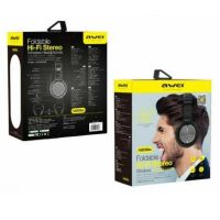 Awei A600BL Wireless Bluetooth Headphones Black, Black