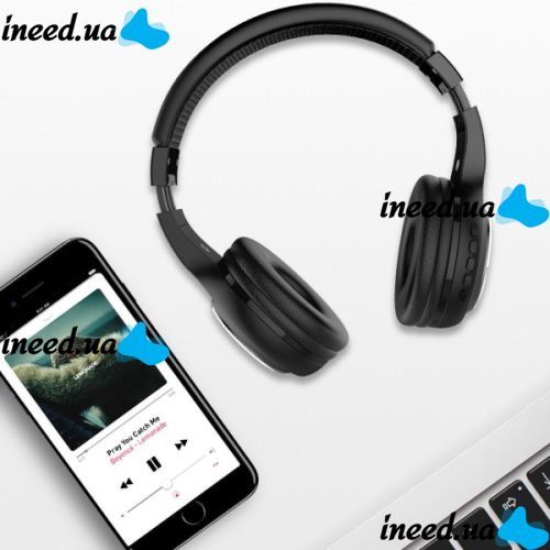 Awei A600BL Wireless Bluetooth Headphones Black, Black
