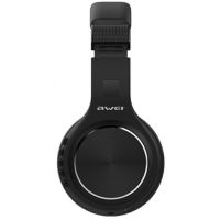 Awei A600BL Wireless Bluetooth Headphones Black, Black