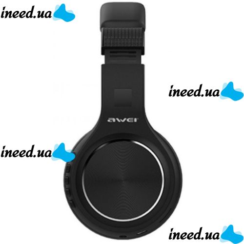 Awei A600BL Wireless Bluetooth Headphones Black, Black