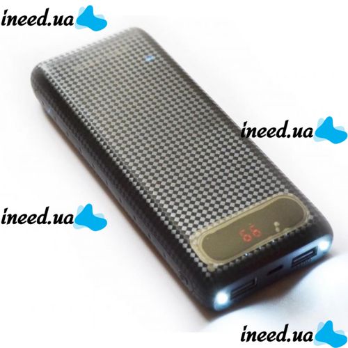 Портативное зарядное Power Bank Awei P70K 20000 mAh Black, черные