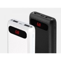 Портативное зарядное Power Bank Awei P70K 20000 mAh Black, черные