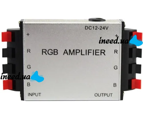 Универсальный двухплатный усилитель напряжения RGB Amplifier XM-01 12V-24v 6A для светодиодной LED ленты, Контроллер 12В для лед лент Серебристый