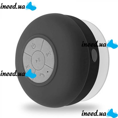 Водонепроницаемая портативная Bluetooth MP3 колонка HB Pebble X-1 для душа на присоске
