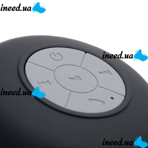 Водонепроницаемая портативная Bluetooth MP3 колонка HB Pebble X-1 для душа на присоске
