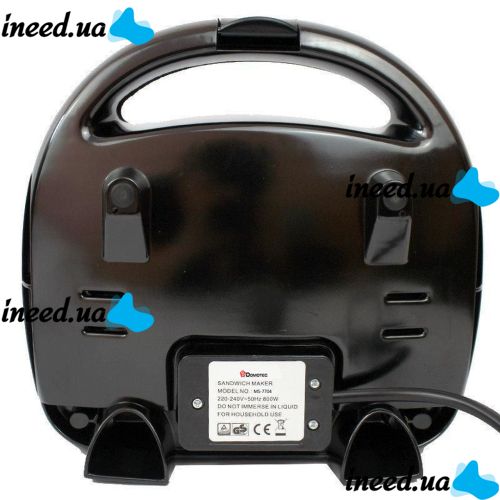 Sandwich maker sandwich maker multi-baker 4 in 1 Domotec MS-7704 1000W 4in1 grey grill, waffle iron, hazel 1000W