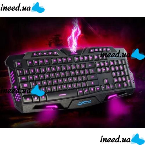 Игровая клавиатура с LED подсветкой Keyboard AMS M200 / A878