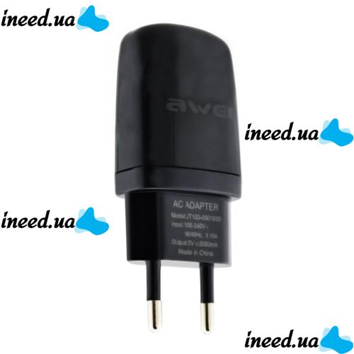 Сетевой USB адаптер Awei C-821 5V 2A