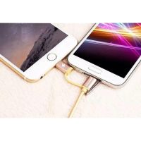 Кабель, шнур Awei CL-930C 2 в 1 Lightning и Micro USB, серебристый