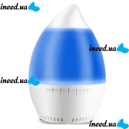 Беспроводная портативная Bluetooth колонка с увлажнителем воздуха JT-315 Blue, синяя  Увлажнитель воздуха синий