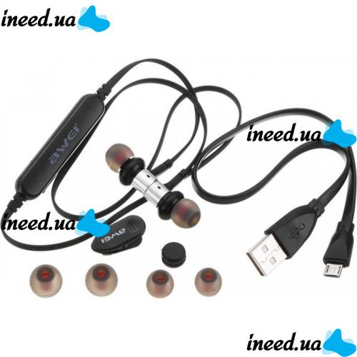 Беспроводные Bluetooth наушники Awei B923BL Black, черные