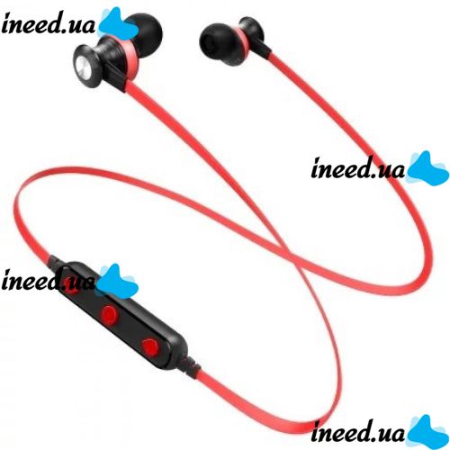 Беспроводные Bluetooth наушники Awei B990BL Red, красные