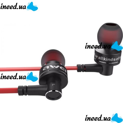 Беспроводные Bluetooth наушники Awei B990BL Red, красные