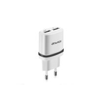 USB Сетевой адаптер Awei C-930 на  2 USB 5V, 2.1A от сети 220V