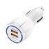 Car Charger for 2 USB QC3.0 UKC SY-681 12-32V 35W 3.1A from Cigarette Lighter