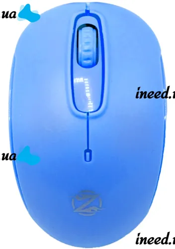 Беспроводная Bluetooth мышка ZornWee W110 Blue для компьютера и ноутбука, Игровая компьютерная блютуз мышь 2.4GHZ USB для ПК от батареек Синяя