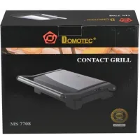Electric grill Domotec MS-7708 1000W contact clamping electric grill for meat and vegetables, sandwich maker, sandwich maker with non-stick coating