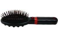 Electric Massage Comb Massage Hair Brush RM-709 for straightening hair, Vibrating Massager Comb for any type of hair Black