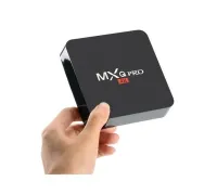 Смарт приставка для телевизора с пультом Ultra MXQ PRO 4K 1GB/8GB, Медиаплеер Android 7.1, Цифровая ТВ приставка со встроенным WiFi модулем Черная