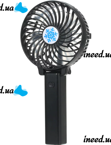 Ручной мини вентилятор Handy Mini Fan WX-6508 USB аккумуляторный настольный вентилятор трансформер со складной ручкой и съемным аккумулятором