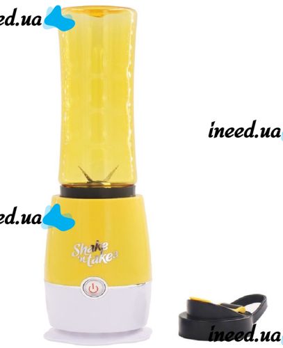 Портативный Блендер Shake n take MP-K 019 универсальный коктейль фреш - микс, Компактный шейкер 500 мл для приготовления коктейлей и смузи от сети