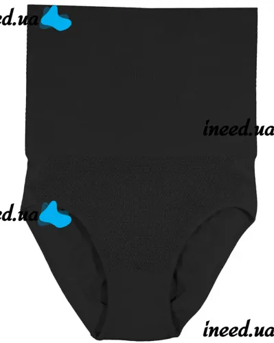 Женские корректирующие трусики Spanx Higher Power шорты с завышенной высокой талией, Утягивающие бесшовные трусы для бедер с высокой посадкой Черные