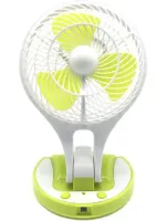 Настольный складной вентилятор с лампой Handy Mini Fan JR-5580 12V 220V с LED подсветкой от аккумуляторов 18650 Аккумуляторный мини-вентилятор