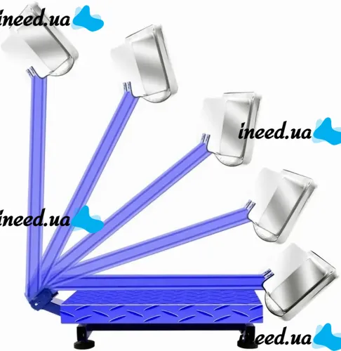 Торговые усиленные весы Спартак до 1000 кг Fold 60X80 1000кг