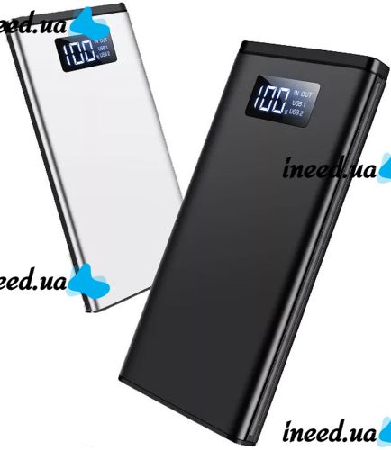 Внешний портативный аккумулятор Power Bank Joyroom D-M190 10000 mAh 2.1A Black c LCD дисплеем, повербанк, портативное зарядное