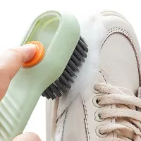 Многофункциональная универсальная щетка MHZ Cleaning Brush для чистки одежды и обуви, Щётка для мытья посуды с дозатором для моющего средства