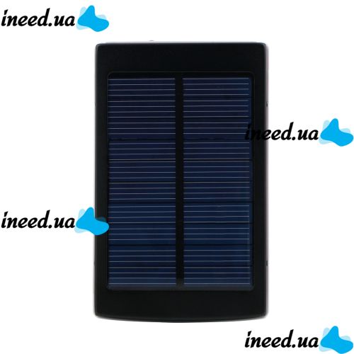 Портативное зарядное Power Bank Solar 50000 mAh c Led фонариком УМБ Metal Черный на солнечной батарее Павербанк, внешний аккумулятор, PowerBank 