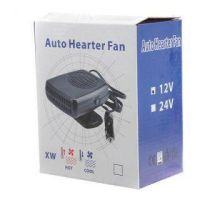 Автомобильный обогреватель салона от прикуривателя Auto Heater HJ-703 Fan 12 volt DC 200W авто дуйка, Тепловентилятор автодуйка 200 Вт Черный
