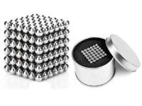 Неокуб Оригинал Neocube Silver 216 шариков 5мм в боксе серебристый