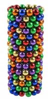 Цветной Неокуб радуга Оригинал Neocube Rainbow mix colour 216 шариков 5мм в боксе