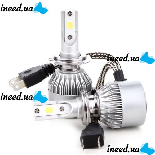 Комплект светодиодных автомобильных LED ламп C6 H7 60W