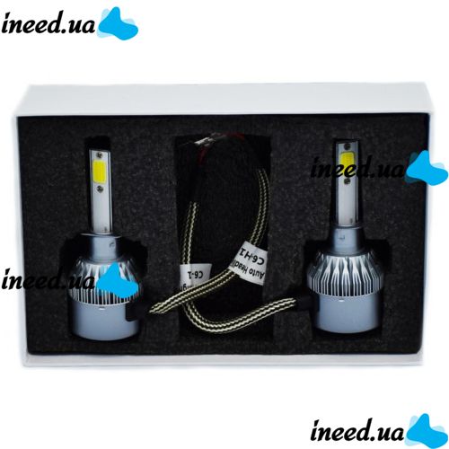 Комплект светодиодных автомобильных LED ламп C6 H1 30W