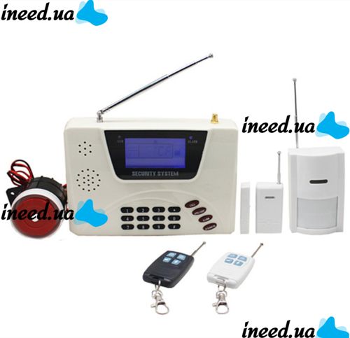GSM сигнализация для дома с датчиком движения Security Alarm System G360 c Lcd дисплеем и sim картой