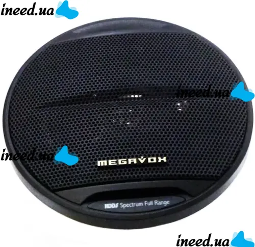 Автомобильные колонки акустика Megavox MD-459-S3 10 см 230W 2шт в машину, Круглые 3-х полосные динамики Мегавокс в авто, Автоакустика 230Вт Черные