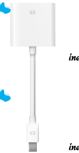 Конвертер с Mini Displayport на DVI адаптер для Apple MacBook, переходник
