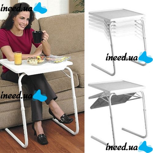 Мобильный складной столик для ноутбука и еды Table Mate 2 с регулировкой высоты и наклоном